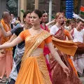 Russian Hare Krishna devotees