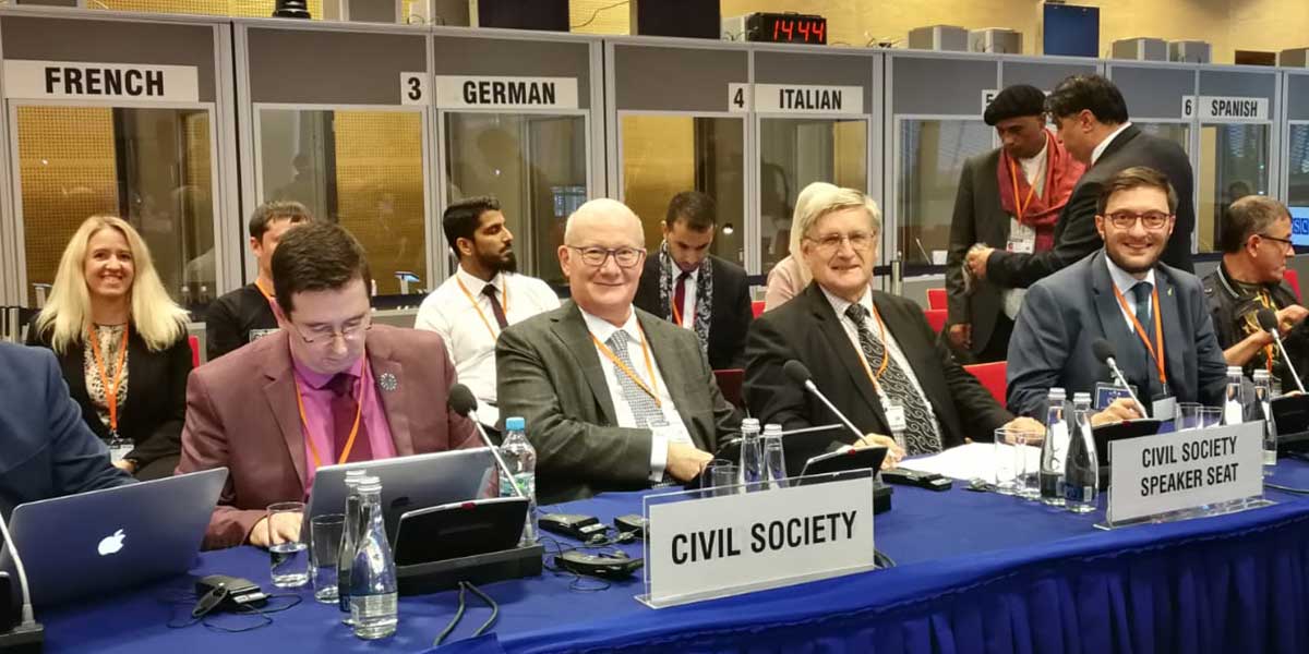 Amicarelli, Introvigne, Fautré at OSCE 2019