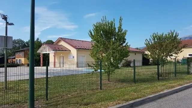 A Kingdom’s Hall of the Jehovah’s Witnesses in Crozet, France