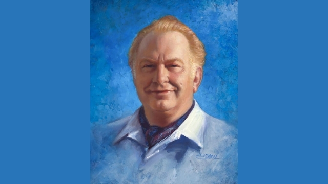 L. Ron Hubbard portrait by Peter Green