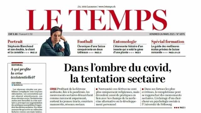 Le Temps article