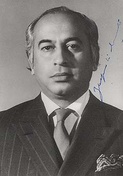 President Zulfiqar Ali Bhutto