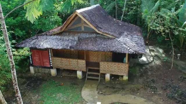 Living quarters in the ashram in Siargao, Philippines