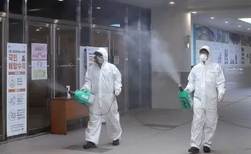 Disinfection carried out on church premises