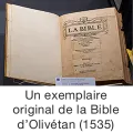 Un exemplaire original de la Bible d’Olivétan (1535)