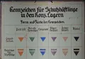 Il manifesto dei nazisti sui gruppi da deportare
