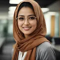 girl dressing the hijab