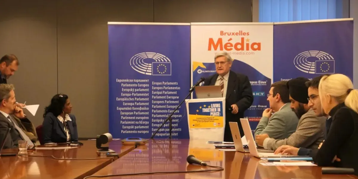 Willy Fautré at the European Parliament