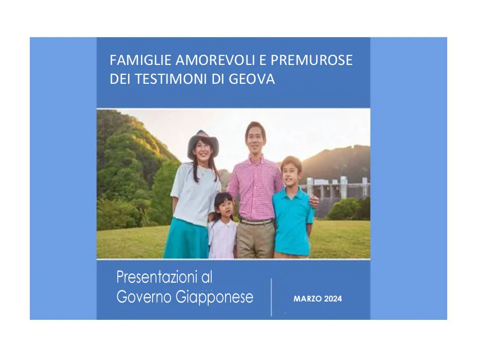 Presentazioni al governo giapponese